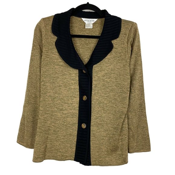 Exclusively Misook Jacket Button Up Size XXS Petite - Picture 1 of 9